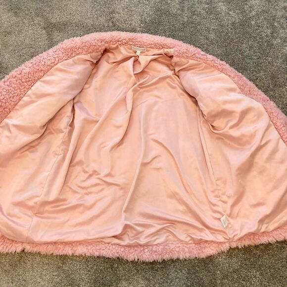 PJ Salvage Pink Sherpa Oversize Teddy Coat Size XL - Picture 9 of 9
